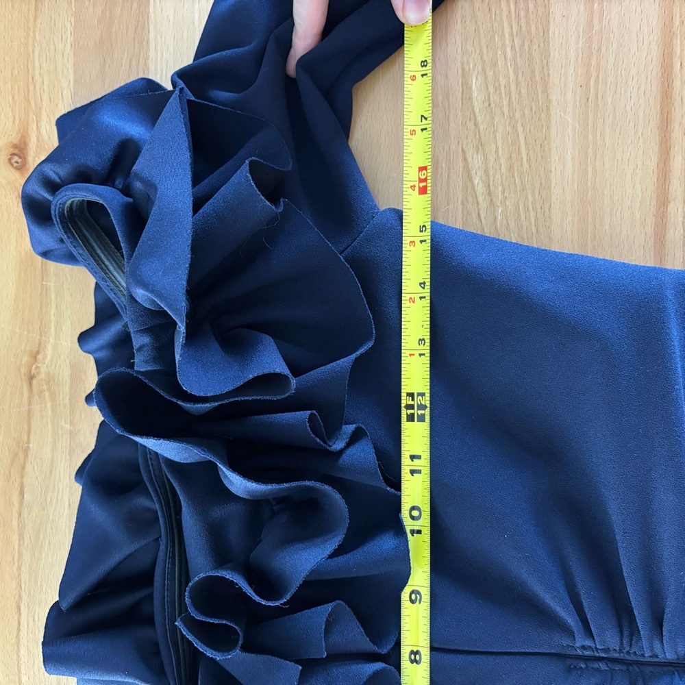Xscape Navy Off-Shoulder Maxi Dress - Picture 11 of 11